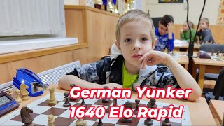 German Yunker Tweedledum 1640  Night Rapid 1310  Yunker Chess amp CO [upl. by Anialam]