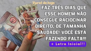 FAZ TRÊS DIAS QUE ESSE HOMEM NÃO CONSEGUE RACIOCINAR DIREITO DE TAMANHÃ SAUDDADE  LETRA INICIAL [upl. by Enilekcaj]