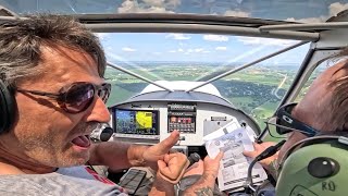 Oshkosh AirVenture Arrival landing on the Green Dot [upl. by Hersh]