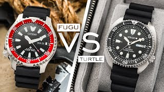 Seiko vs Citizen  Which Attainable Japanese Automatic Diver Is Right For You [upl. by Soracco524]