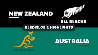 Bledisloe Cup 2023  New Zealand v Australia  Game 2 Highlights [upl. by Elburr]