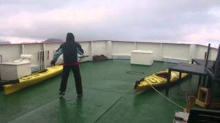 Boat trips to Barentsburg village and the Esmark glacier in Svalbard [upl. by Brewer]