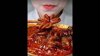 ASMR Eating Spicy Octopuses Mukbang 06 asmr mukbang eating spicy spicyfood food [upl. by Phionna]