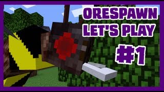 Minecraft ORESPAWN MOD MLG PLAYTHROUGH Ep1GIANT ASS BEE [upl. by Onitnevuj838]