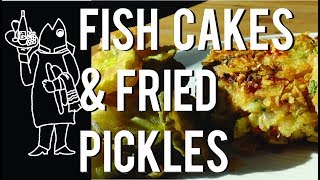 Fish And Cook Rockfish Recipe 😍 Homemade Fish Cake amp Fried Pickles [upl. by Henning]