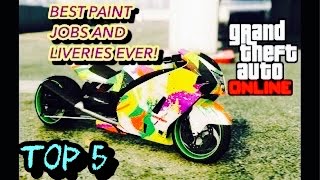 GTA 5 ONLINE TOP 5 BEST PAINT JOBS AND BEST LIVERIES OF THE NEW SHITZU HAKUCHOU DRAG [upl. by Sucramat]