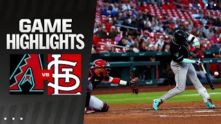 Dbacks vs Cardinals Game Highlights 42324  MLB Highlights [upl. by Ralip367]