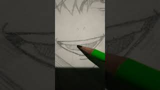 Gojo sketch 🥶 gojofanart animearttutorial drawing shortvideo [upl. by Anana]