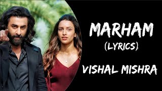 Marham Lyrics  Vishal Mishra  Animal  Ranbir Kapoor Tripti Dimri  Pehle Bhi Main Song Lyrics [upl. by Okimuy402]