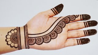 Easy Simple Fronthand Mehndi designStylish Mehandi designMehandi ka designMehndi designsMehandi [upl. by Ayekam]