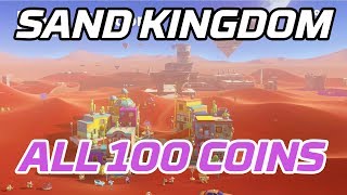 Super Mario Odyssey All Sand Kingdom Coins 100 purple local coins [upl. by Patnode]