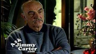 Sean Connery talks about Growing up in Scotlandthe film Entrapmentwith Jimmy Carter [upl. by Lennad464]