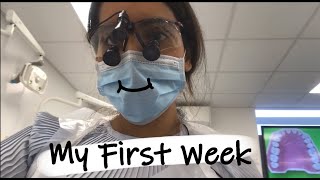 FIRST WEEK AS A DENTIST  Vlog 1 Induction to Dental Foundation Training [upl. by Theodor128]