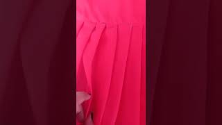 salwar pleats salwar cutting and stitching short video sewing tips like share subscribe [upl. by Nbi]