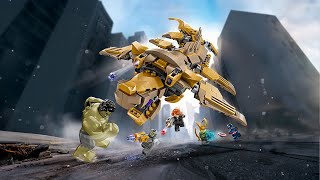 LEGO Marvel De Avengers vs de Leviathan  76290  360° [upl. by Reyam]