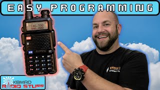 How To Program A Baofeng UV5R Ham Radio [upl. by Roi547]