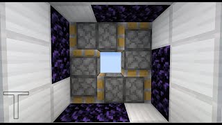 Tutorial Simple Inverted 3x3 Iris Piston Door Java 115 [upl. by Ettegroeg]