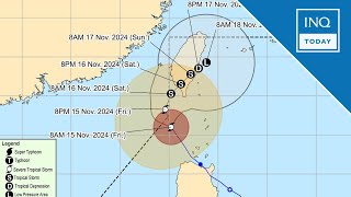 Ofel weakens into a severe tropical storm Signal No 2 over Batanes  INQToday [upl. by Olson788]