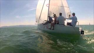 Bavaria BOne First sailing video [upl. by Sirotek]