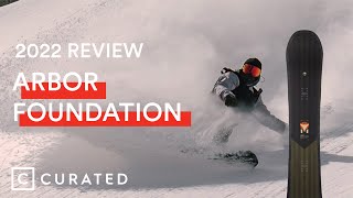 2022 Arbor Foundation Snowboard Review  Curated [upl. by Nerak]