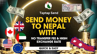 Send Money to Nepal 🇳🇵 with no transfer fees from Canada UK UAE US amp EU  Taptap Send [upl. by Nared742]