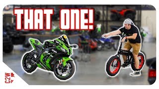 Shopping for the NEW BIKE Wrecked Bike Rebuild  S2  Ep 02  Ninja ZX10R [upl. by Jeannine]