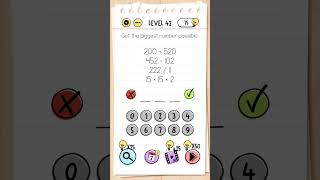 Level 42  Brain test Get the biggest number possible [upl. by Brenden798]