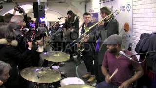 Matthieu Chedid aka M concert in Paris Subway at La Bastille station [upl. by Sylado]