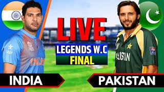 India vs Pakistan World Championship of Legends  Live Cricket Match Today  IND vs PAK Innings 2 [upl. by Eeslek]