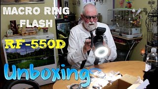 UNBOXING MACRO RING FLASH quotPOSITAN RF550Dquot  FR [upl. by Boyce978]