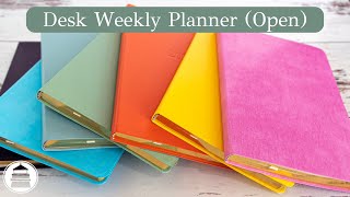 Desk Weekly Planner Open Format  Gallery Leather [upl. by Barrus]