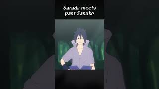 Sarada meets Sasuke in the past [upl. by Eat]