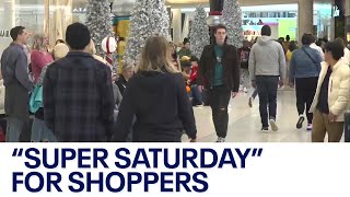 Super Saturday Historic shopping day predicted ahead of Christmas [upl. by Cheadle]