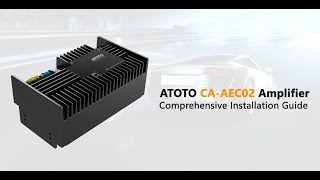 ATOTO CAAEC02 Amplifier Installaion Video [upl. by Einhpad]