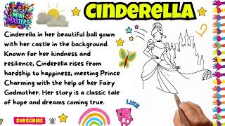 Draw amp Listen Story of Cinderella  Disney Drawing amp Story for Kids [upl. by Brunhild]