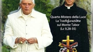 Misteri della Luce con Benedetto XVI [upl. by Lertnek235]