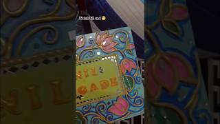 Some glimpses of making name plate art watchonceuwillloveit lippanart painting [upl. by Landa123]