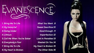 Evanescence Greatest Hits Full Album  Evanescence Top Hits 2024 [upl. by Notnel939]