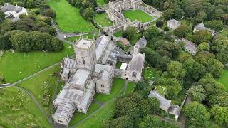 ST DAVIDS amp CATHEDRAL WALES  492024  DRONE WITH A VIEW  4K DRONE FOOTAGE [upl. by Pitarys155]