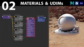 VRay Materials amp UDIMs — Razor Crest VFX Lecture 02 [upl. by Tirza]