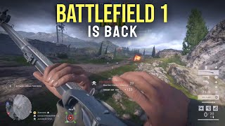 Battlefield 1 is BACK  BF1 Epic Sniper Gameplay 4K HDR [upl. by Akiehs]