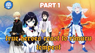 True heroes react to rimuru tempest  part 1 Gacha Reaction [upl. by Pallaton]