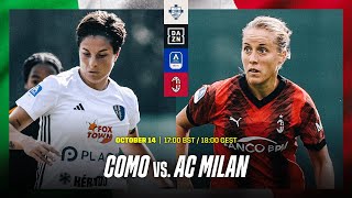 Como vs AC Milan  Serie A Femminile 202324 Matchday 4 Full Match [upl. by Hilaria525]