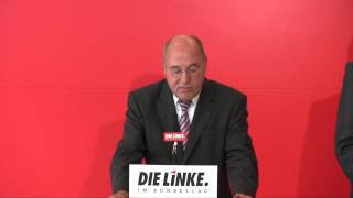 Gregor Gysi DIE LINKE »Vermögende zur Kasse bitten um einen neuen Anfang zu finden« [upl. by Anitsyrhc]