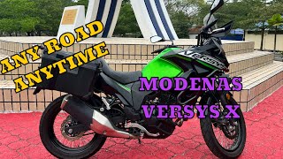 MODENAS VERSYS X REVIEW TEST RIDE JUJUR [upl. by Ailito971]