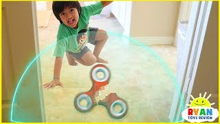 Ryan Pretend Play with Fidget Spinners and Avengers Superhero Hide and Seek [upl. by Roybn]