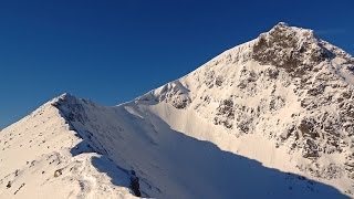 CMD Arete and Ben Nevis  Solitude on the CMD Arete and Ben Nevis in stunning Winter condition [upl. by Alilak243]