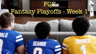 2024 Fantasy Playoffs  Week 1 Edition [upl. by Dnanidref]