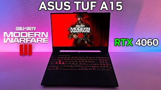 RTX 4060 Laptop  Call of Duty Modern Warfare 3  Asus TUF A15  Native DLSS 3 [upl. by Laureen848]