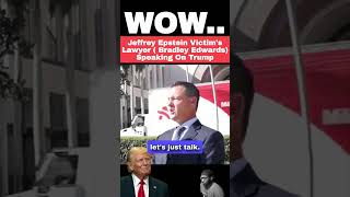 Jeffrey Epstein Victims Lawyer Speak On Donald Trump [upl. by Drusi]